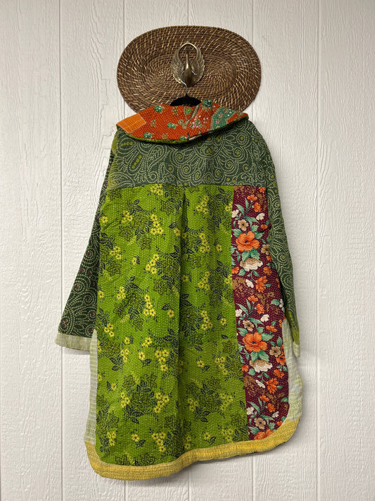 Fine Kantha Drifter Coat 1026 125