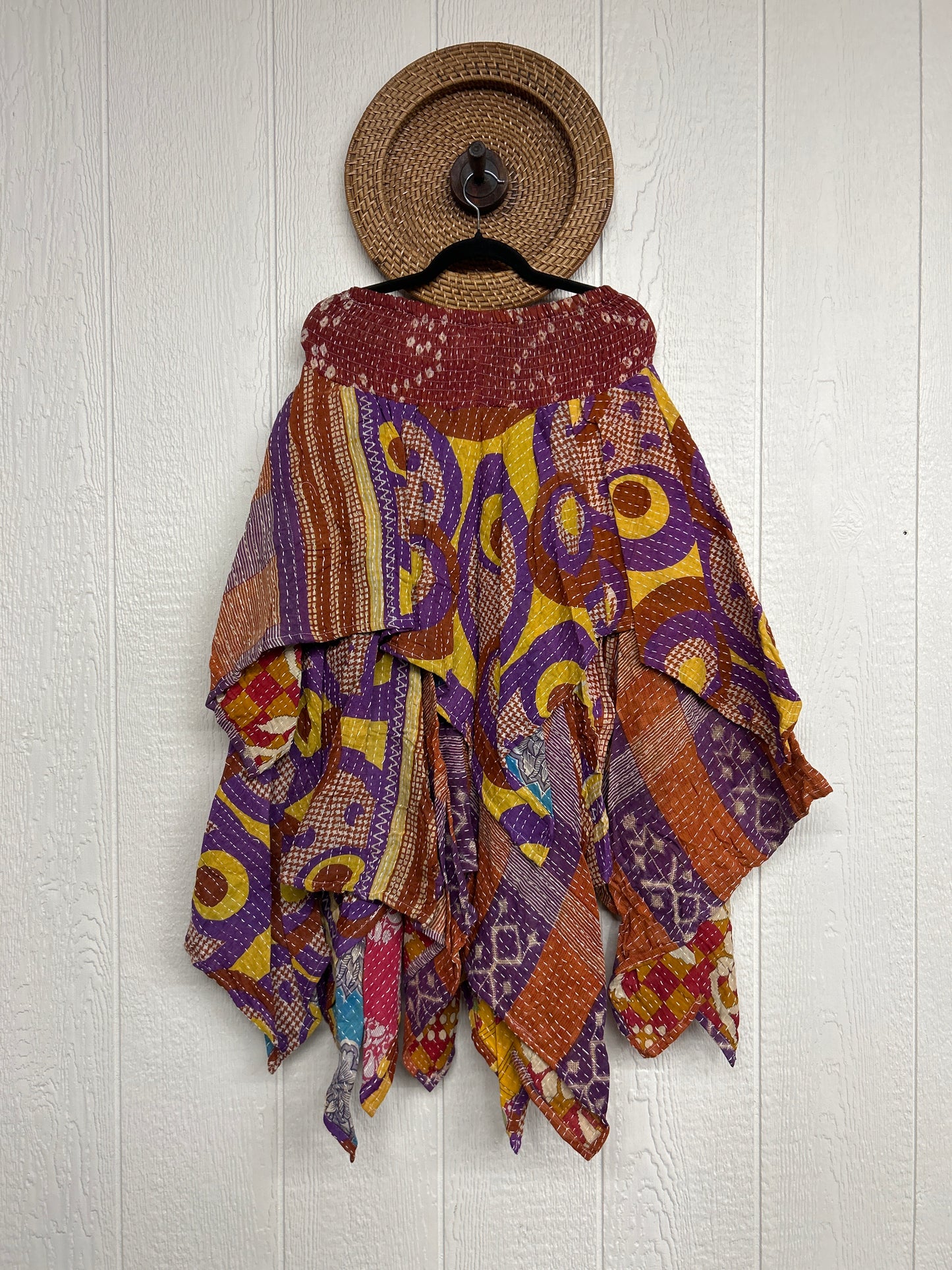 Pareo Kantha Pixie Skirt 0426 143