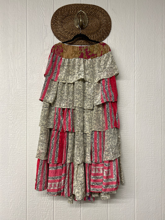 Rasgulla Sari Venus Ruffle Maxi 1125 028