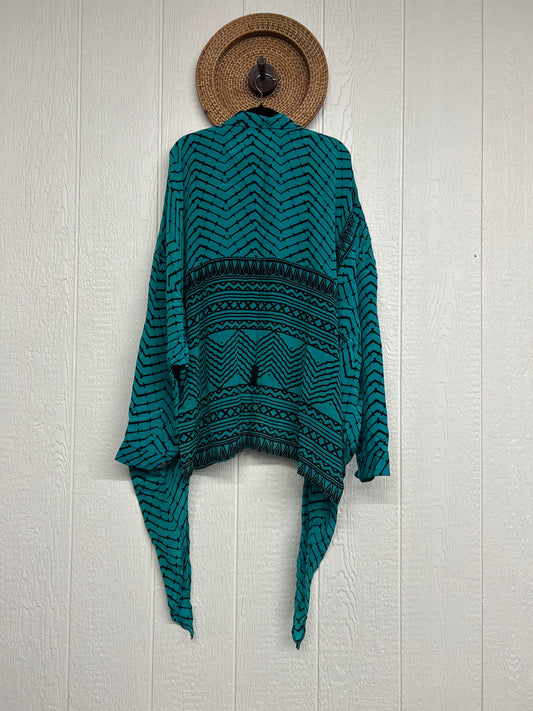 Crepe Sari Nirvana Button Down 1125 237