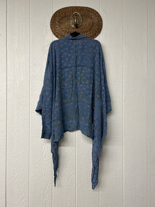 Crepe Sari Nirvana Button Down 1125 100