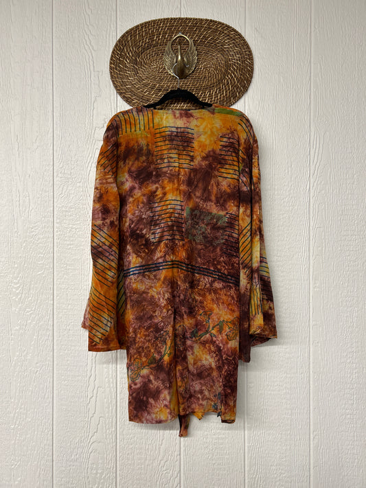 Crepe Sari Shortie Spellbound Kimono 0426 130