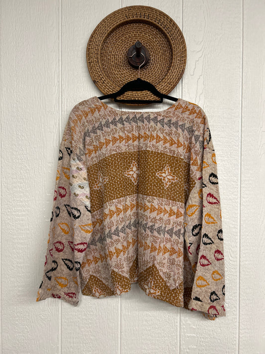 Pareo Kantha Wanderer Pocket Crop Top 0226 083