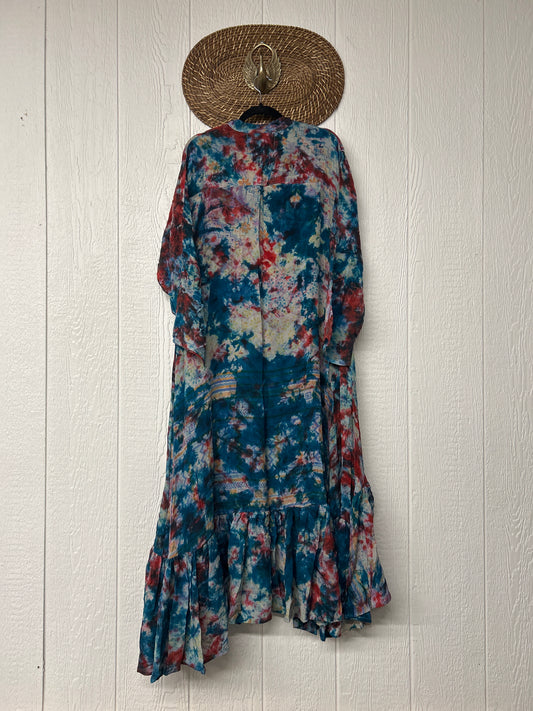 Crepe Sari Dahlia Duster Dress 0326 233