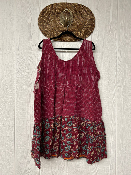 Kantha Meadow Mini Dress 0625 051