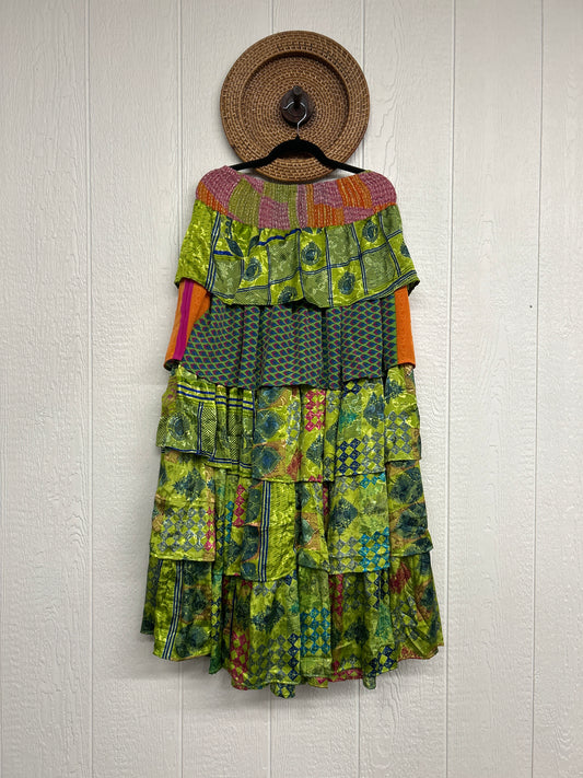 Rasgulla Sari Venus Ruffle Maxi 1125 222