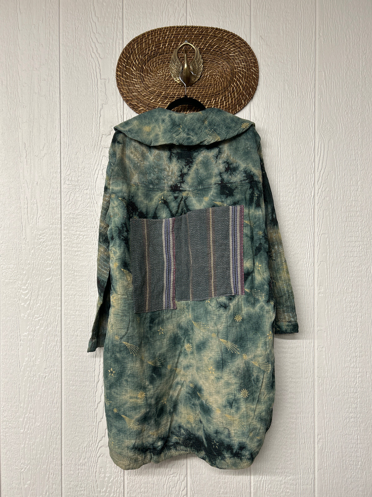 Fine Kantha Drifter Coat 1026 088