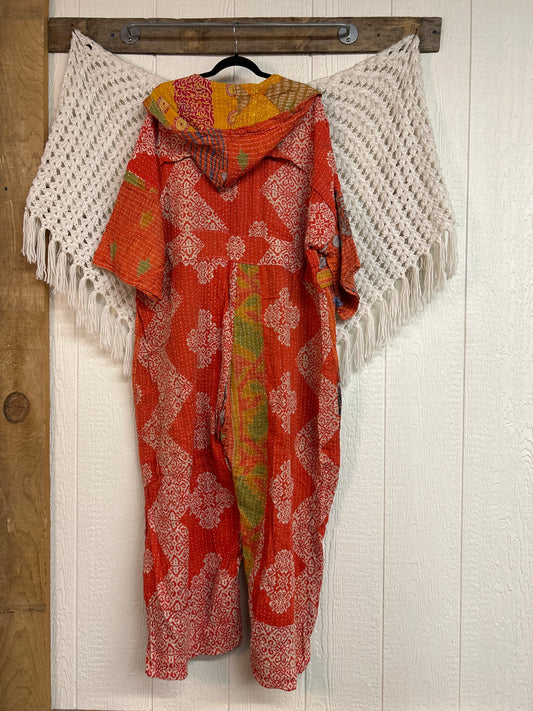 Kantha Zen Hoodie Jumpsuit 0925 236