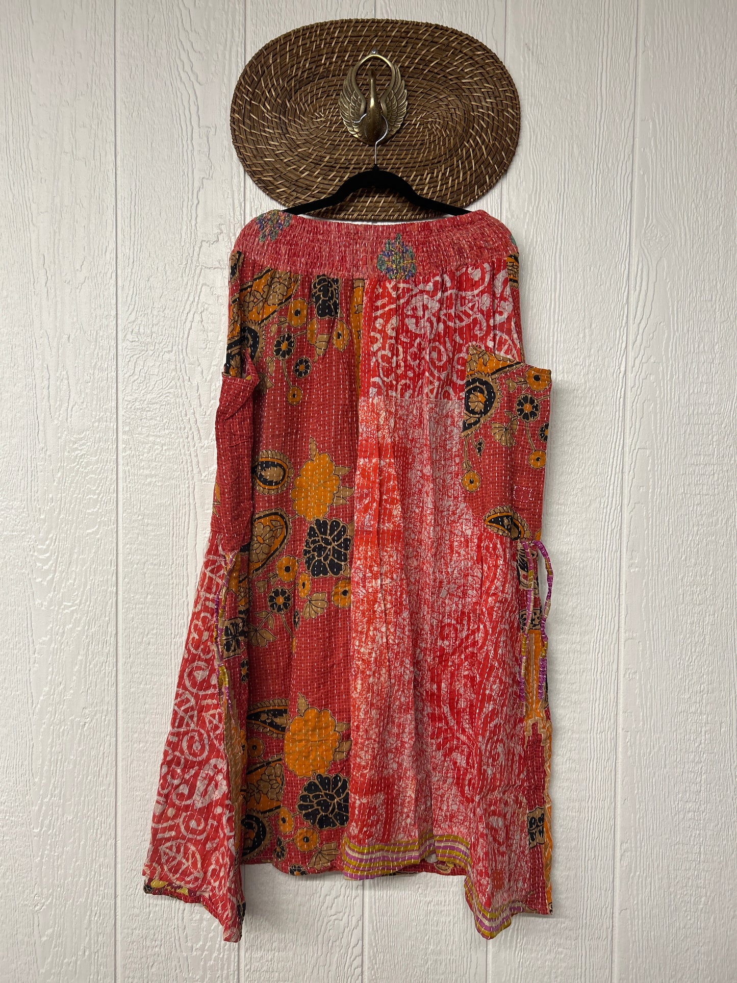 Pareo Kantha Butterfly Cargo Skirt 0426 119