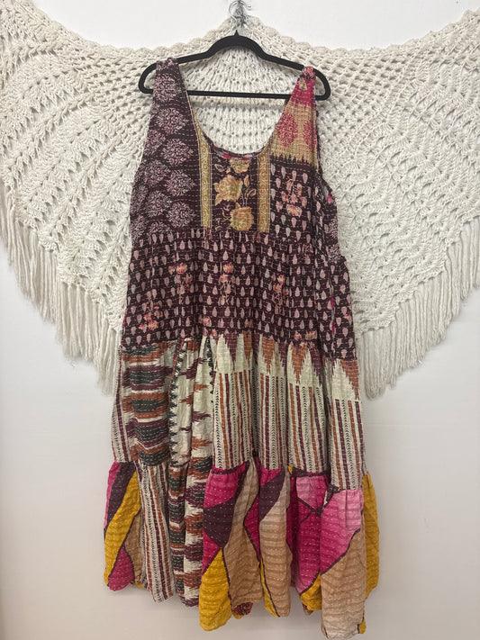 Kantha Sari Celeste Maxi L0926 002