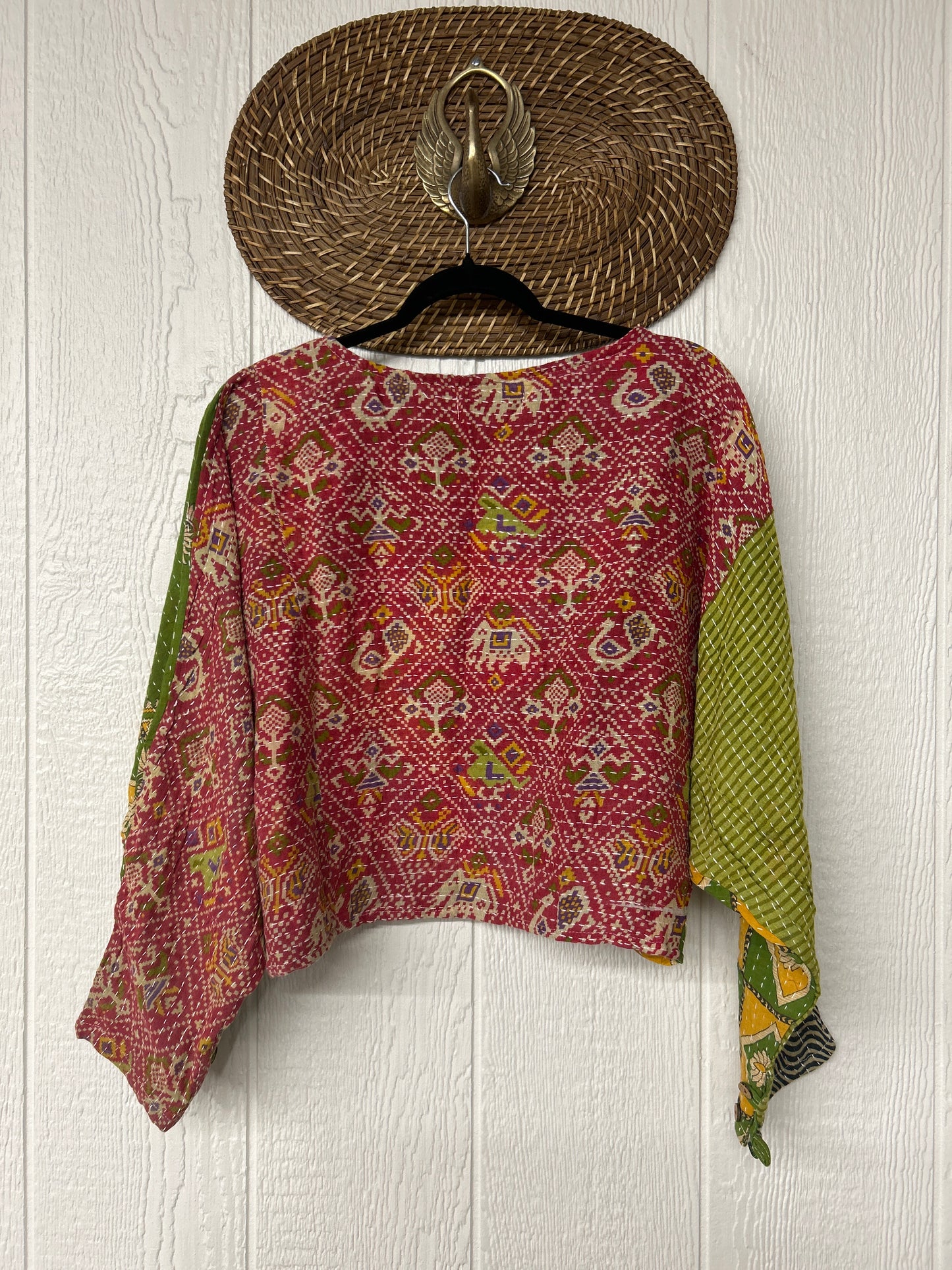 Pareo Kantha In Bloom Cropped Pullover 0326 137