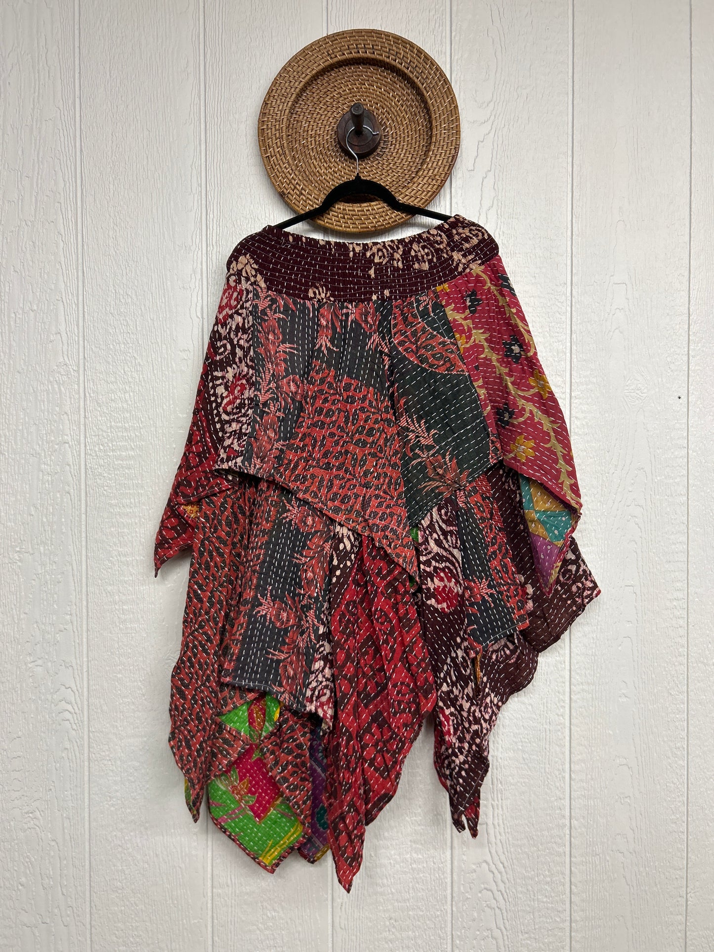 Pareo Kantha Pixie Skirt 0426 090