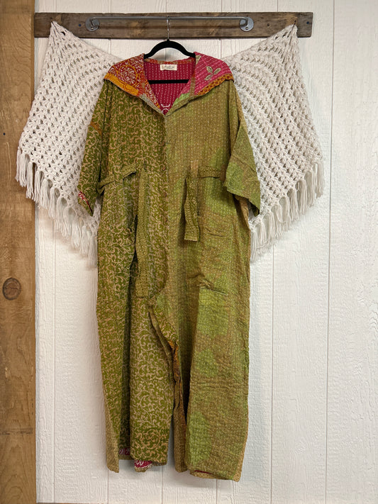 Kantha Zen Hoodie Jumpsuit 0925 245