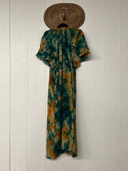 Crepe Sari Summer Woodstock Duster 0626 185