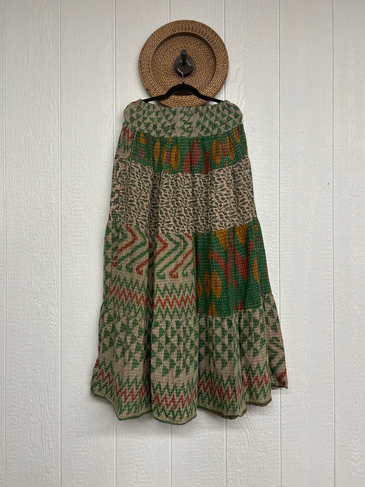 Pareo Kantha Lotus Maxi Skirt 0826 279
