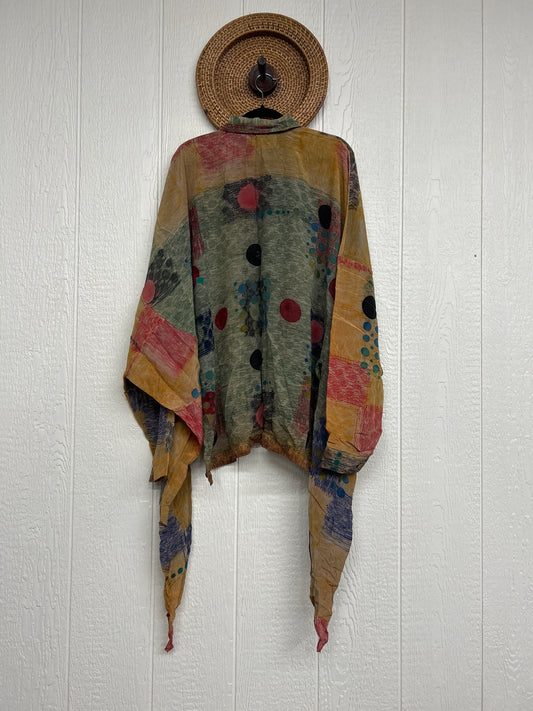 Crepe Sari Nirvana Button Down 1125 217