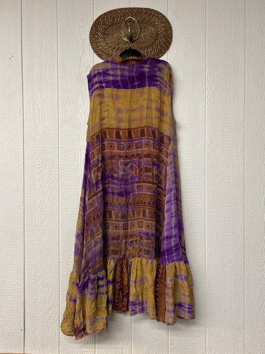 Crepe Sari Summer Dahlia Duster 0726 140