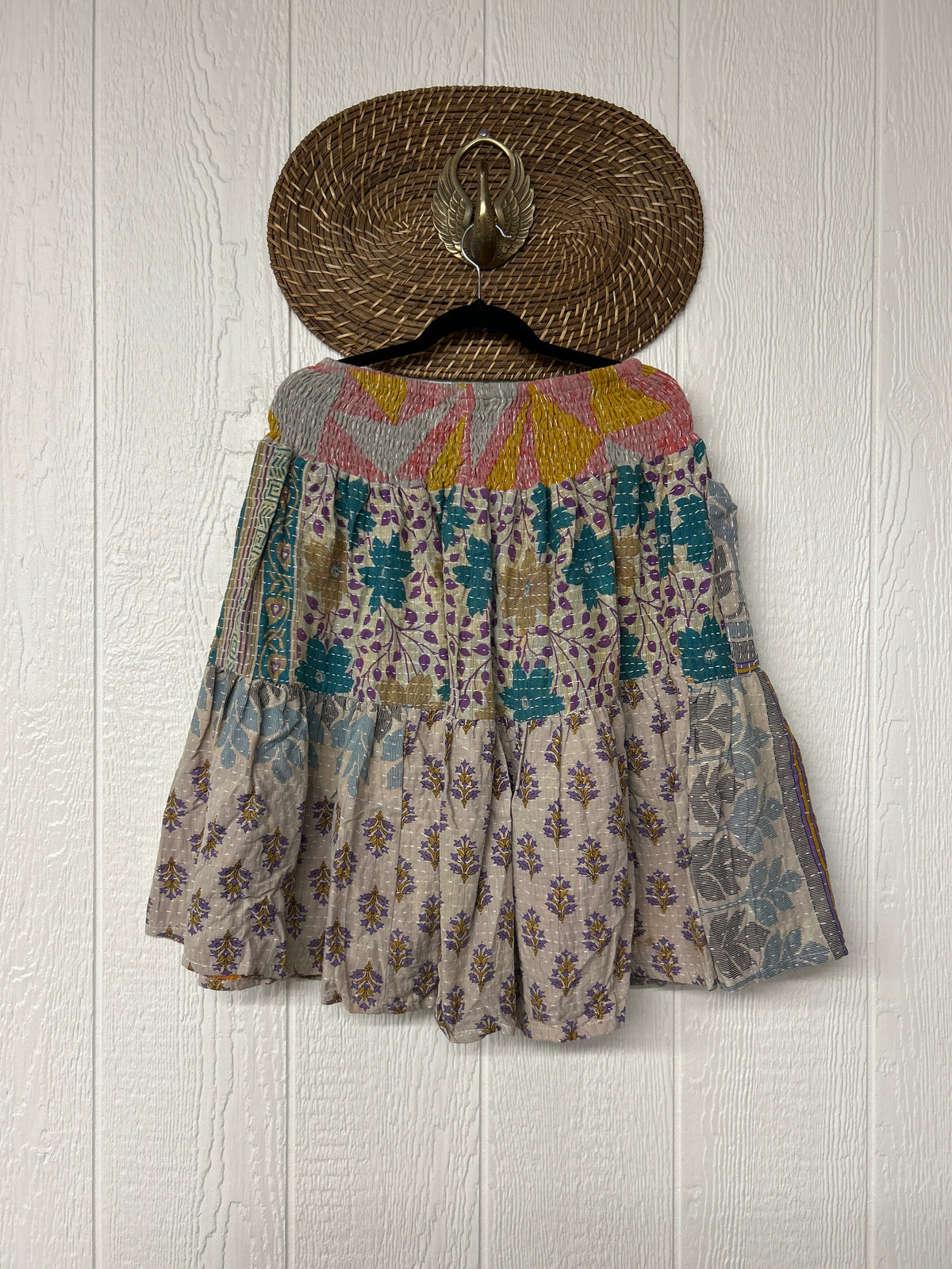 Pareo Kantha Meadow Skirt 0826 079