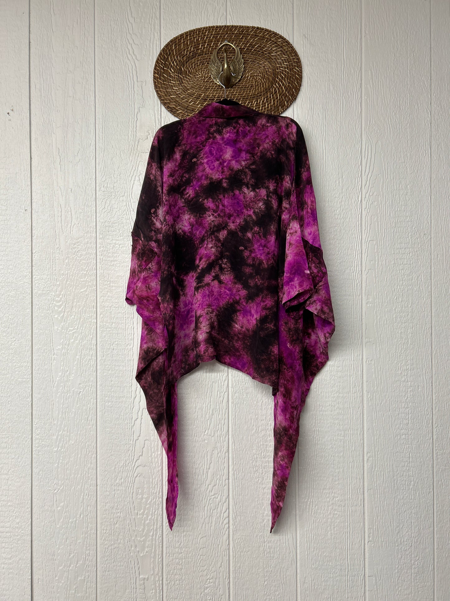 Crepe Sari Summer Nirvana Button Down 0626 035