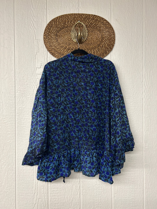 Crepe Sari Wild Rose Top 1225 183