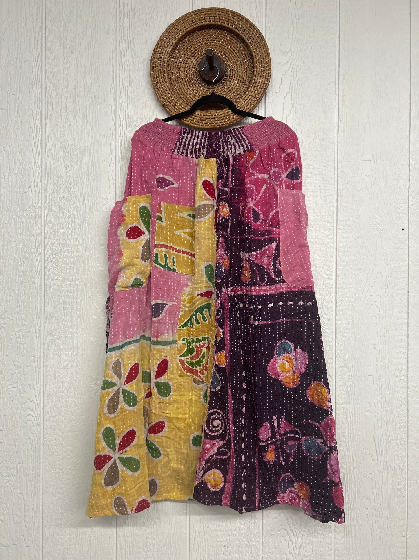 RETAIL Pareo Kantha Butterfly Cargo Skirt 0426 236