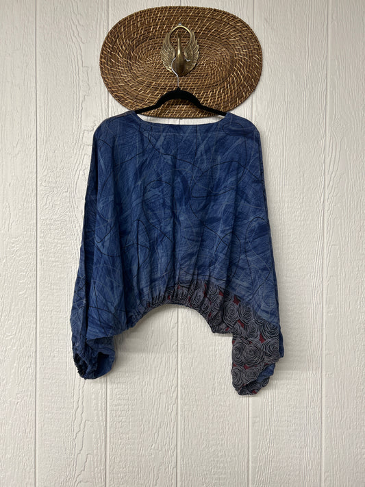 Crepe Sari Luna Crop Top 0126 148