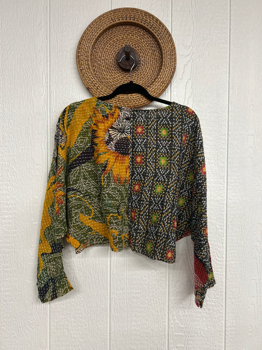 RETAIL Pareo Kantha In Bloom Cropped Pullover 0326 125