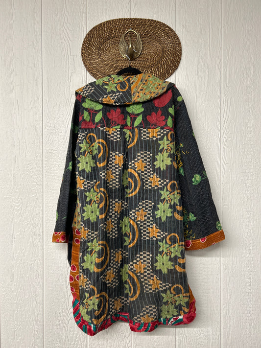 Fine Kantha Drifter Coat 1026 086
