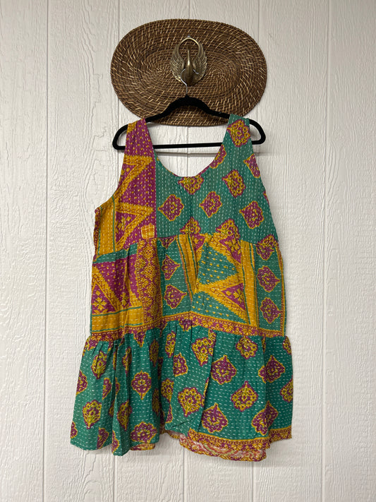Kantha Meadow Mini Dress 0625 241