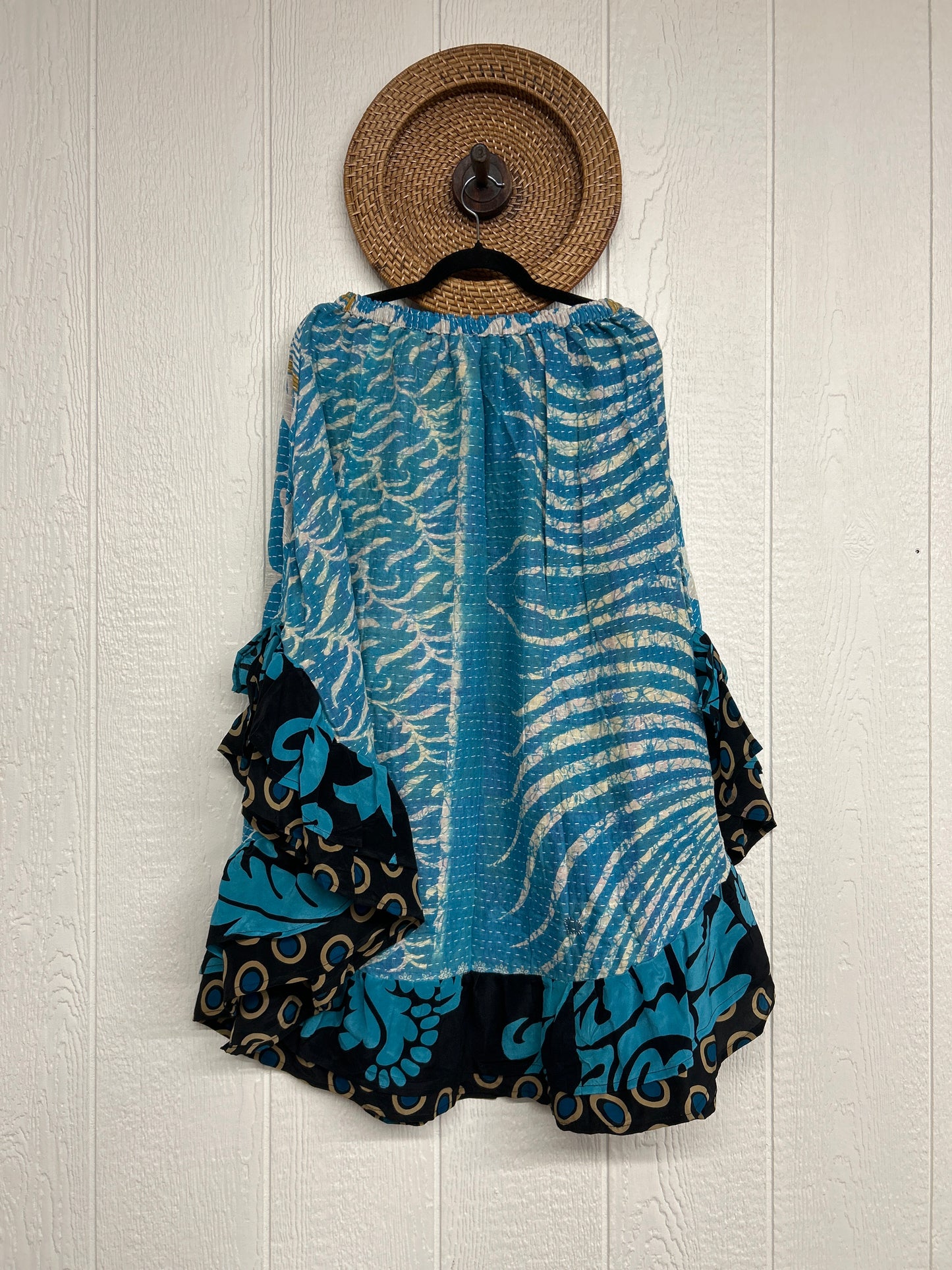 Pareo Kantha Wild Rose Skirt 0426 159