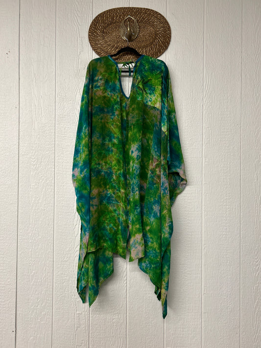 Crepe Sari Orchid Kimono 0626 111