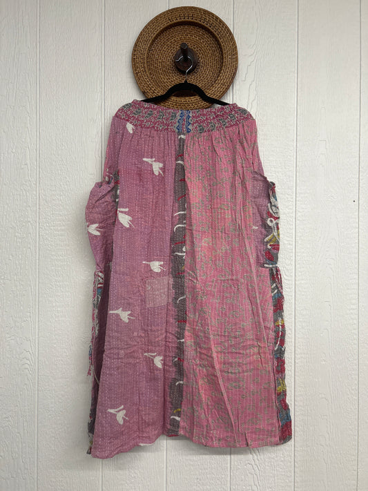 Pareo Kantha Butterfly Cargo Skirt 0426 273