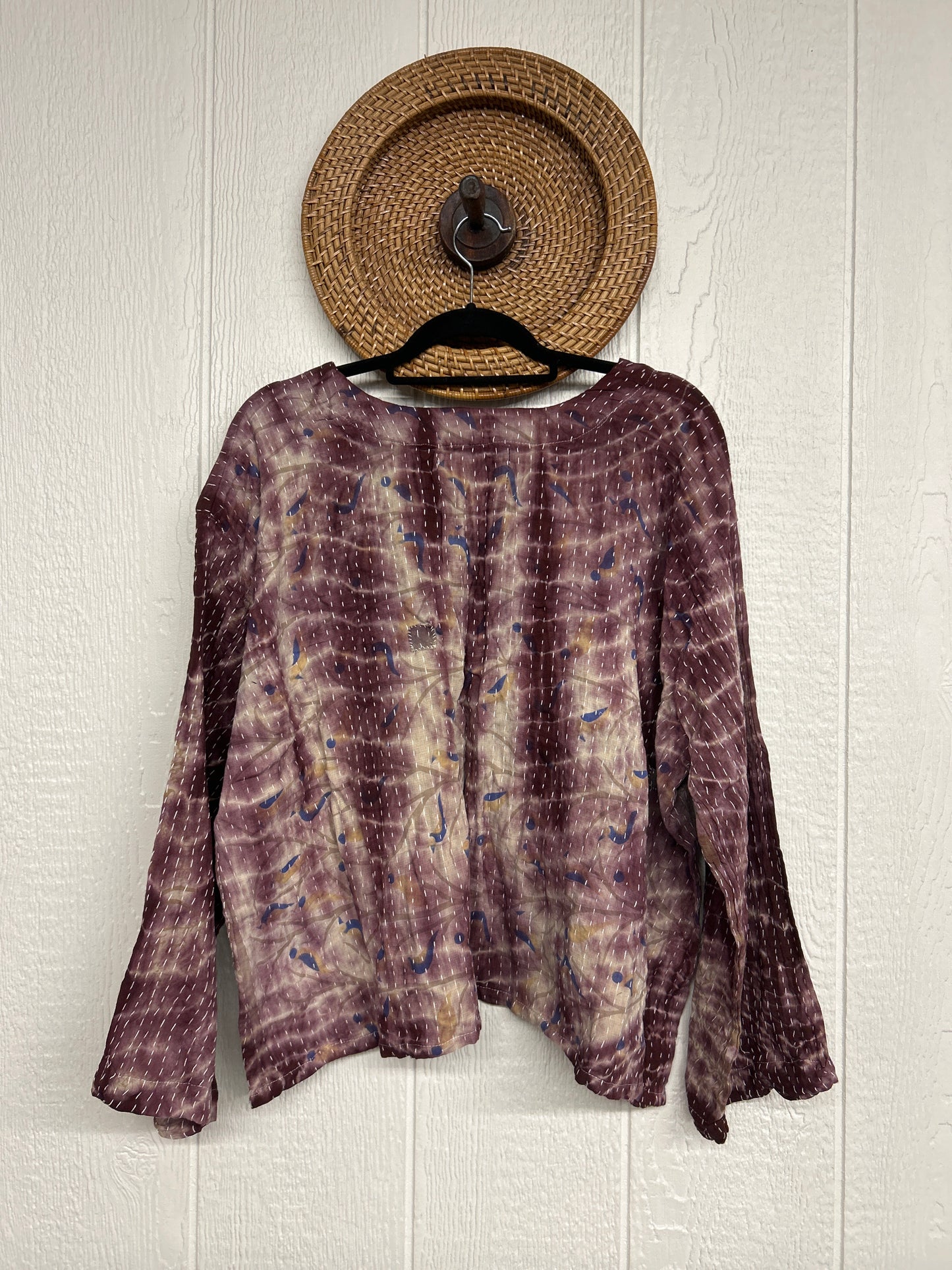Pareo Kantha Wanderer Pocket Crop Top 0526 004
