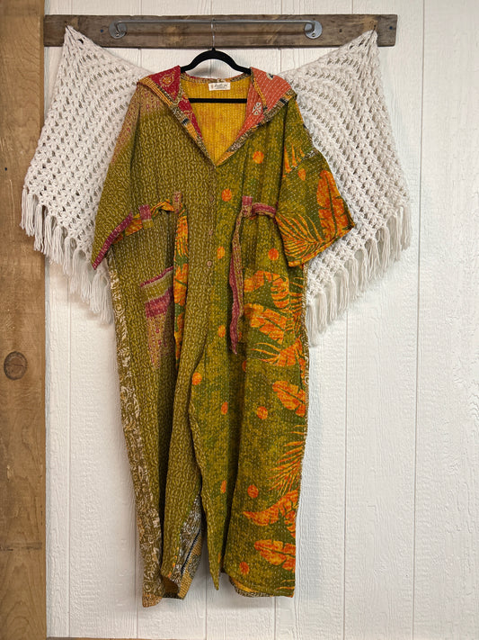 Kantha Zen Hoodie Jumpsuit 0925 262
