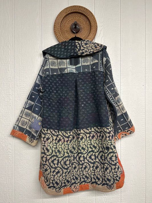 Fine Kantha Drifter Coat 1026 057