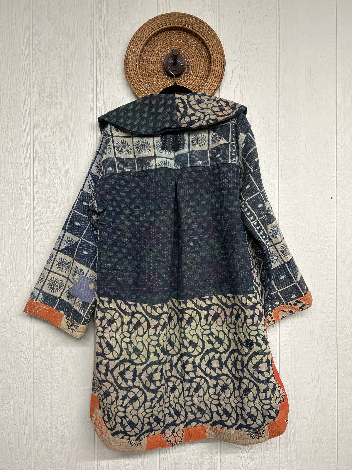 Fine Kantha Drifter Coat 1026 057