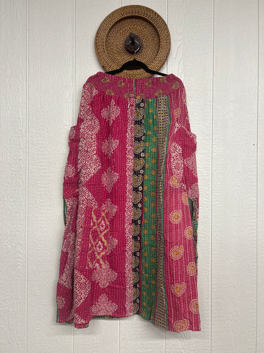 Pareo Kantha Butterfly Cargo Skirt 0426 177