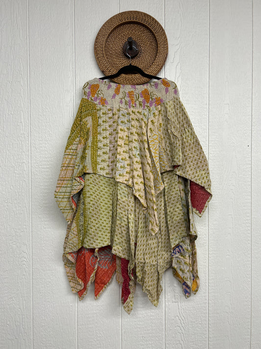 Pareo Kantha Pixie Skirt 0426 008