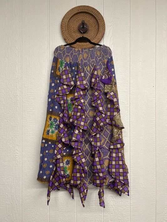 Pareo Kantha Willow Maxi Skirt 0826 051