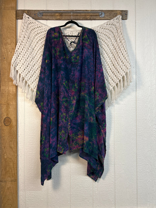 Crepe Sari Orchid Kimono 0626 241
