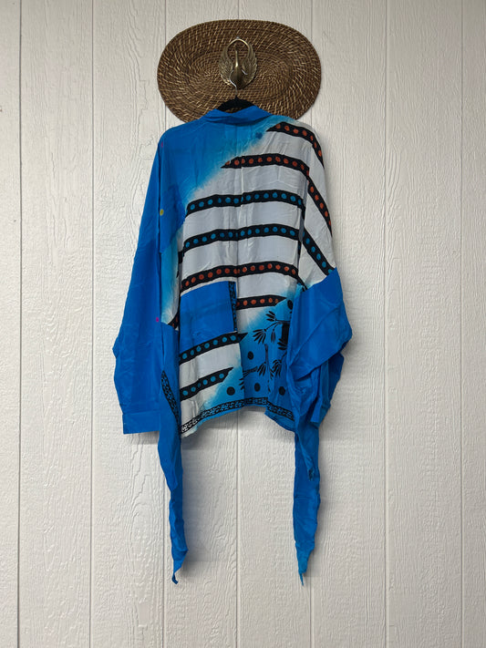 Crepe Sari Nirvana Button Down 1125 060