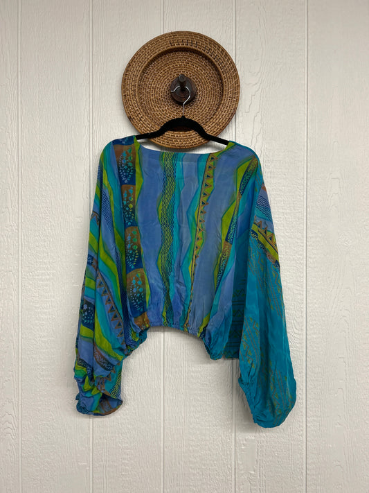 Crepe Sari Luna Crop Top 0126 003