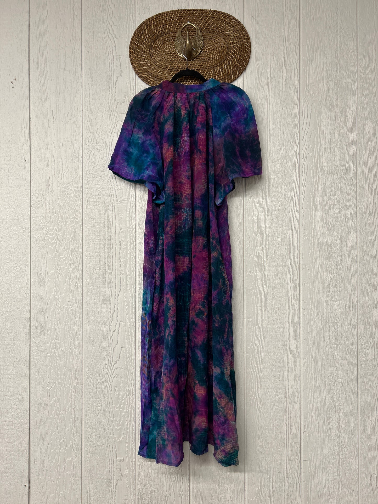 Crepe Sari Summer Woodstock Duster 0626 275