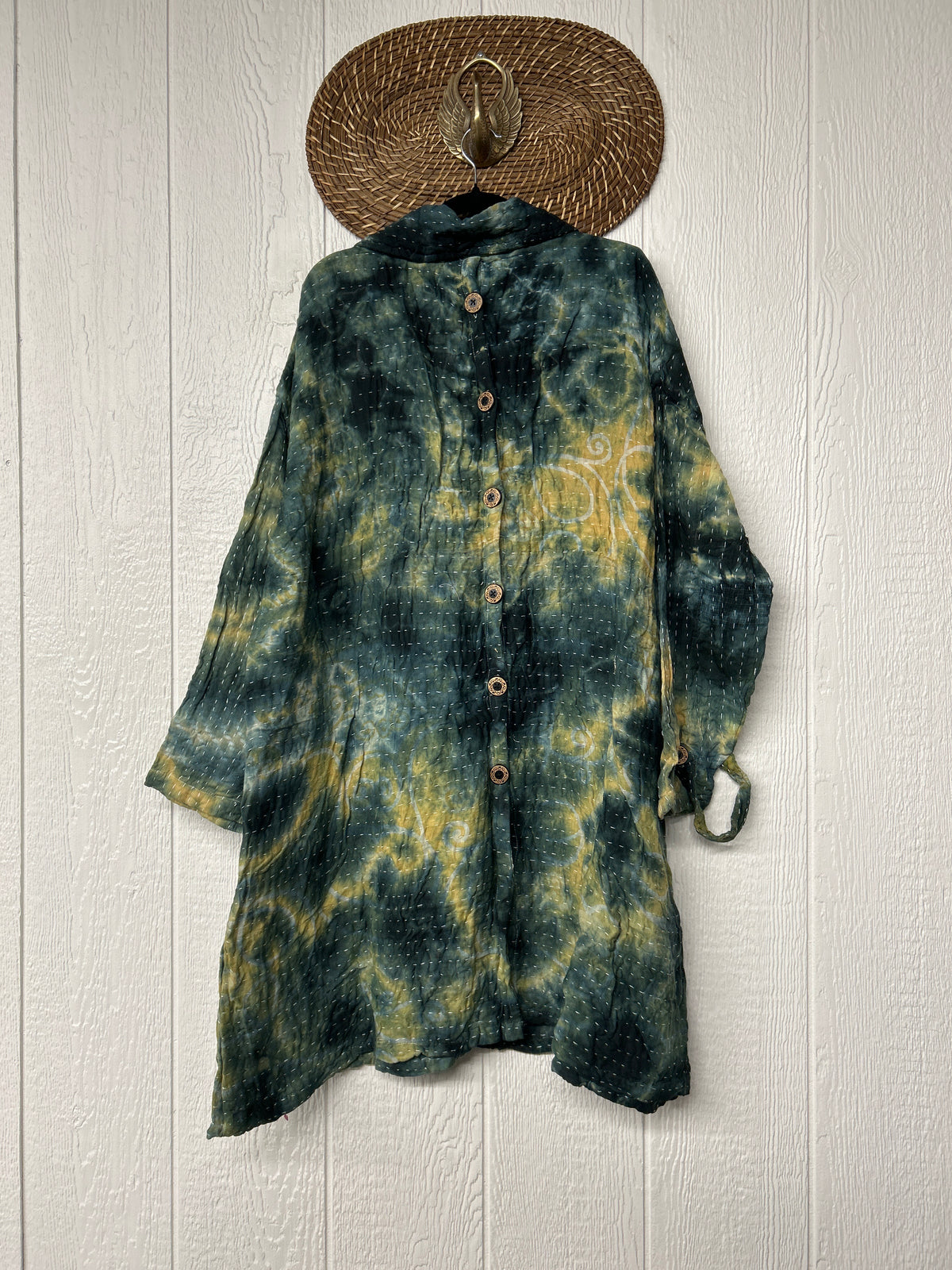Aura Edit Koverlet Button Down Trench Coat 1026 024