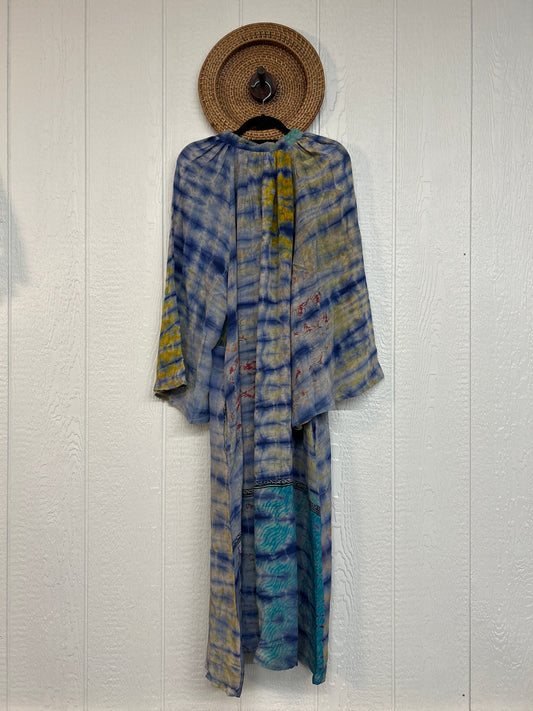 Crepe Sari Woodstock Duster Dress 0226 179