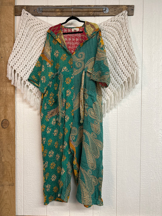 Kantha Zen Hoodie Jumpsuit 0925 263