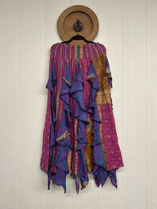 Pareo Kantha Willow Maxi Skirt 0826 041
