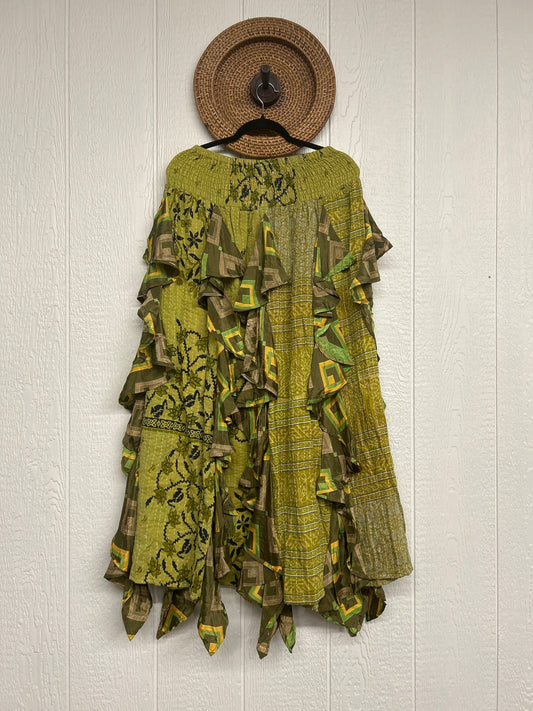 Pareo Kantha Willow Maxi Skirt 0826 040