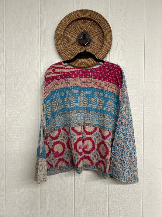 Pareo Kantha Wanderer Pocket Crop Top 0226 064