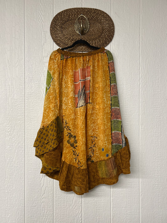 Crepe Wild Rose Skirt 1025 090